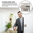 thumbnail image 5 of Minkissy 1Pack Security Window Locks Stainless Steel for Home Security Simple Structure 1.7x1.8x1.2in, 5 of 5