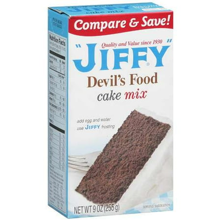 Jiffy: Devil's Food Cake Mix, 9 oz