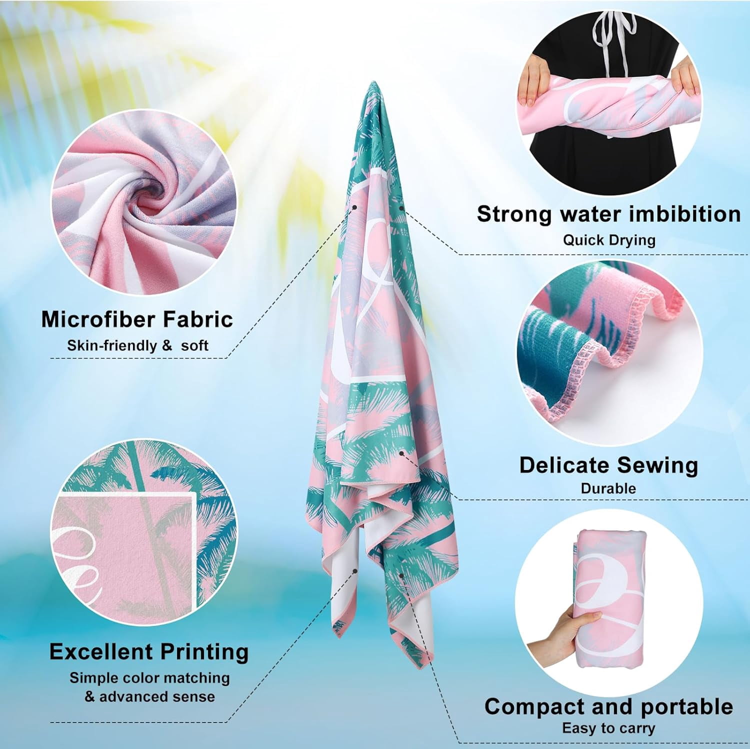 2 Pcs Mr and Mrs Beach Towels Wedding Beach Towels for Bride and Groom 60 x 30 Hubby and Wife Summer Towels Honeymoon Newlywed Couple Towels Wedding Gift