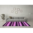 thumbnail image 3 of Ahgly Company Indoor Rectangle Abstract Purple Modern Area Rugs, 4' x 6', 3 of 4