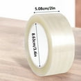 thumbnail image 2 of 6PCS Clear Packing Tape 2.88 inch X 110 Yards Per Roll, 2 mil Thick, Heavy Duct Wide Carton Packaging Tape Box Tape for Shipping Moving Sealing Mailing Office Storage, 2 of 6