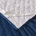 thumbnail image 6 of Winter Crystal velvet lace bed skirt single piece padded quilted milk velvet bedspread quilt bedding - Red - 180*60cm, 6 of 6