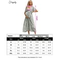 thumbnail image 2 of Yesfashion Maternity Women's Short Sleeve V Neck Casual Dress Baby Shower Party Maternity Dress, 2 of 6