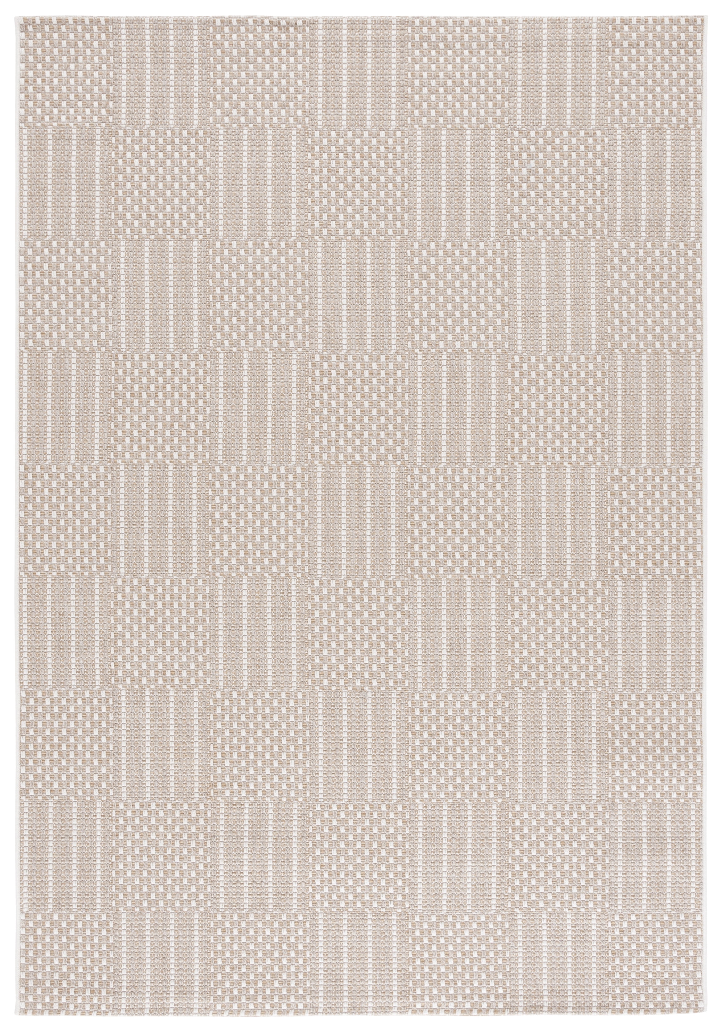 Safavieh Sisal All-Weather Austen Geometric Indoor/Outdoor Area Rug, Taupe/Beige, 4' x 6'