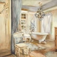 thumbnail image 2 of Hageman, Marilyn 12x12 White Modern Wood Framed Museum Art Print Titled - Boudoir Bath I Gray, 2 of 4