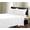 White, variant on D.N.G. BEDDINGS 4 Piece Pom Pom Sheet Set 18 Inch Deep Pocket, White Pom-Pom Fringe Solid Pattern, 800 Thread Count 100% Egyptian Cotton (Solid White Color, Queen Size)