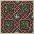 thumbnail image 3 of Jules-Edmond-Charles Lachaise 15x15 Black Modern Framed Museum Art Print Titled - Design for Wallpaper Featuring Flowers and Latticework (1830-97), 3 of 5