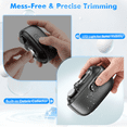 thumbnail image 6 of ILAVYO Electric Nail Clippers & Polisher with LED Light, Dual Speed, Rechargeable Nail Trimmer with Debris Storage & Magnetic Cover, for Seniors, Adults（Black）, 6 of 9