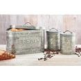 thumbnail image 2 of Rustic Kitchen Galvanized Metal Bread Storage Canister, 288 oz, 2 of 2