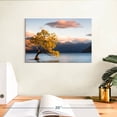 thumbnail image 3 of Elephant Stock Wanaka Lake Landscape Wall Art - Horizontal Canvas Wall Art - Living Room Wall Decor - Photography Nature Canvas - Blue And Yellow Decor - 12" x 8", 3 of 8