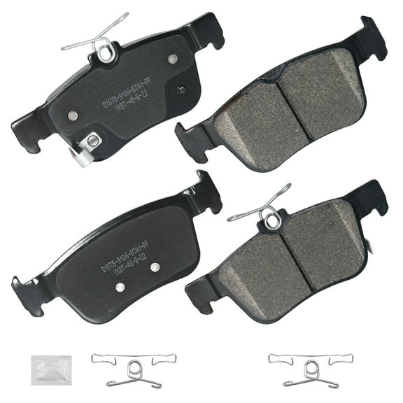 ACB ZONE 4PCS Rear Ceramic Brake Pads for Honda Civic Acura RDX