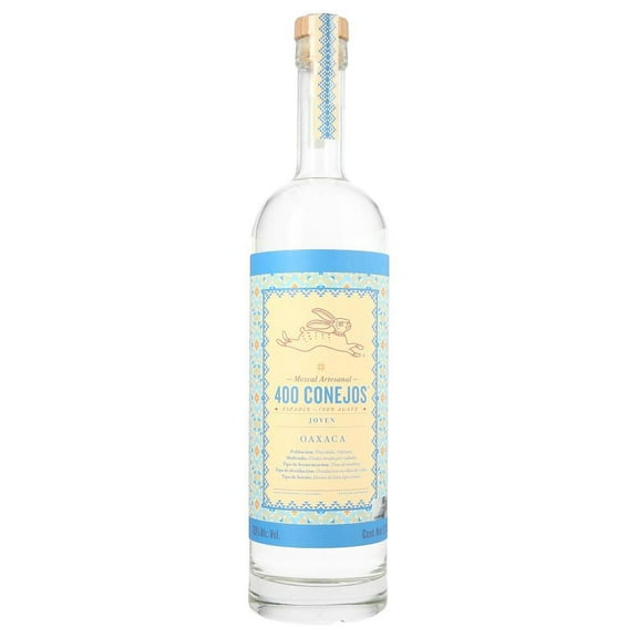 Pack de 12 Mezcal 400 Conejos Joven 750 ml 400 Conejos Joven