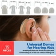 thumbnail image 2 of Hearing Aid Domes - Universal Domes for Hearing Aids - Sizes Small, Medium, Large & X-Large Earbud Replacements and BTE Hearing Sound Amplifiers, 2 Pack, 2 of 8