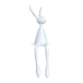 thumbnail image 2 of Dserhfy Sitting Rabbit Figurine Long-legged Bunny Resin Statue Animal Sculpture Home Office Bookshelf Desktop Easter Decoration Ornament, 2 of 8