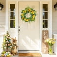 thumbnail image 6 of YingYouFu Daisy and Lavender Wreath Wildflower Wreath Spring and Summer Artificial Spring Silk Summer for Front Door Home Wall Wedding Festival Farmhouse Holiday Decor, 6 of 6