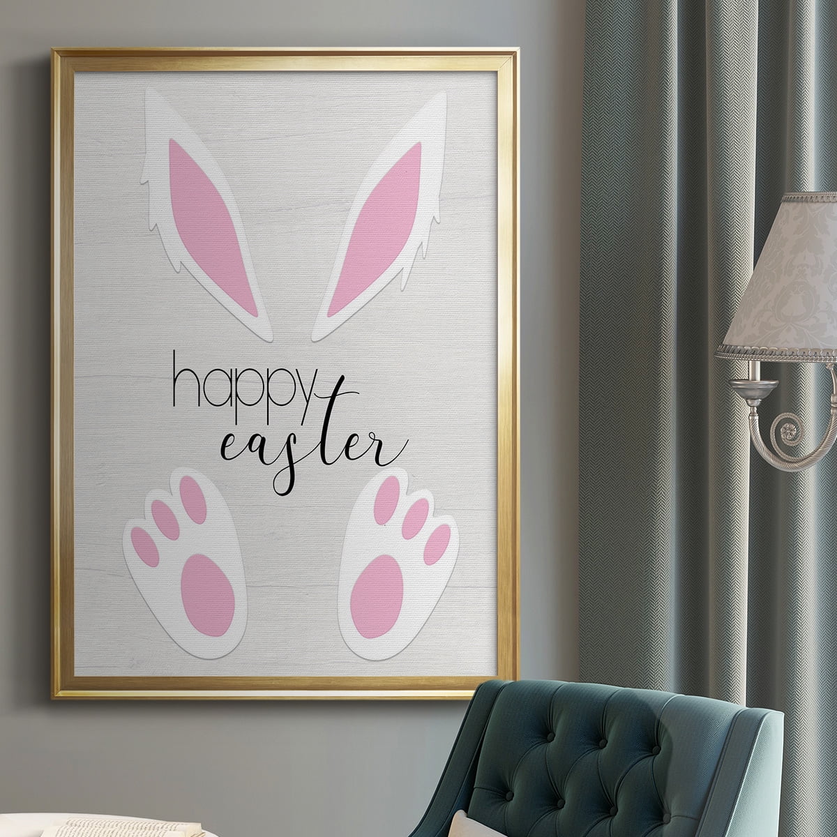 Happy Easter Premium Framed Print - Ready to Hang