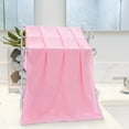 thumbnail image 4 of Mikilon Bath Towels Coral Velvet Bath Towel Men and Women Wrap Large Thickened Towel Bath Towel Set Bath Towel Beach Towel Pink, 4 of 5