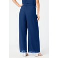 thumbnail image 2 of Roaman's Women's Plus Size Mesh Overlay Pant, 2 of 3