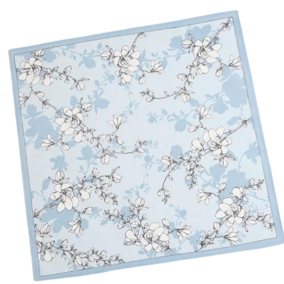 YIEMEEN 1PC Cotton Women Handkerchief Hanky Kerchiefs Square Printing Flowers Hankies