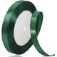 thumbnail image 1 of Cinta de raso CHAO verde oscuro 10 mm x 22 m para envolver regalos y manualidades, 1 of 5