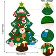 thumbnail image 4 of DEBGFS Felt Christmas Tree Craft Kit (27 Pieces), 4 of 6