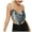 01 Dark Gray, variant on Women's Sexy Sparkly Halter Crop Tank Tops Sequin Open Back Deep V Neck Body Chain Clubwear Rave Vests