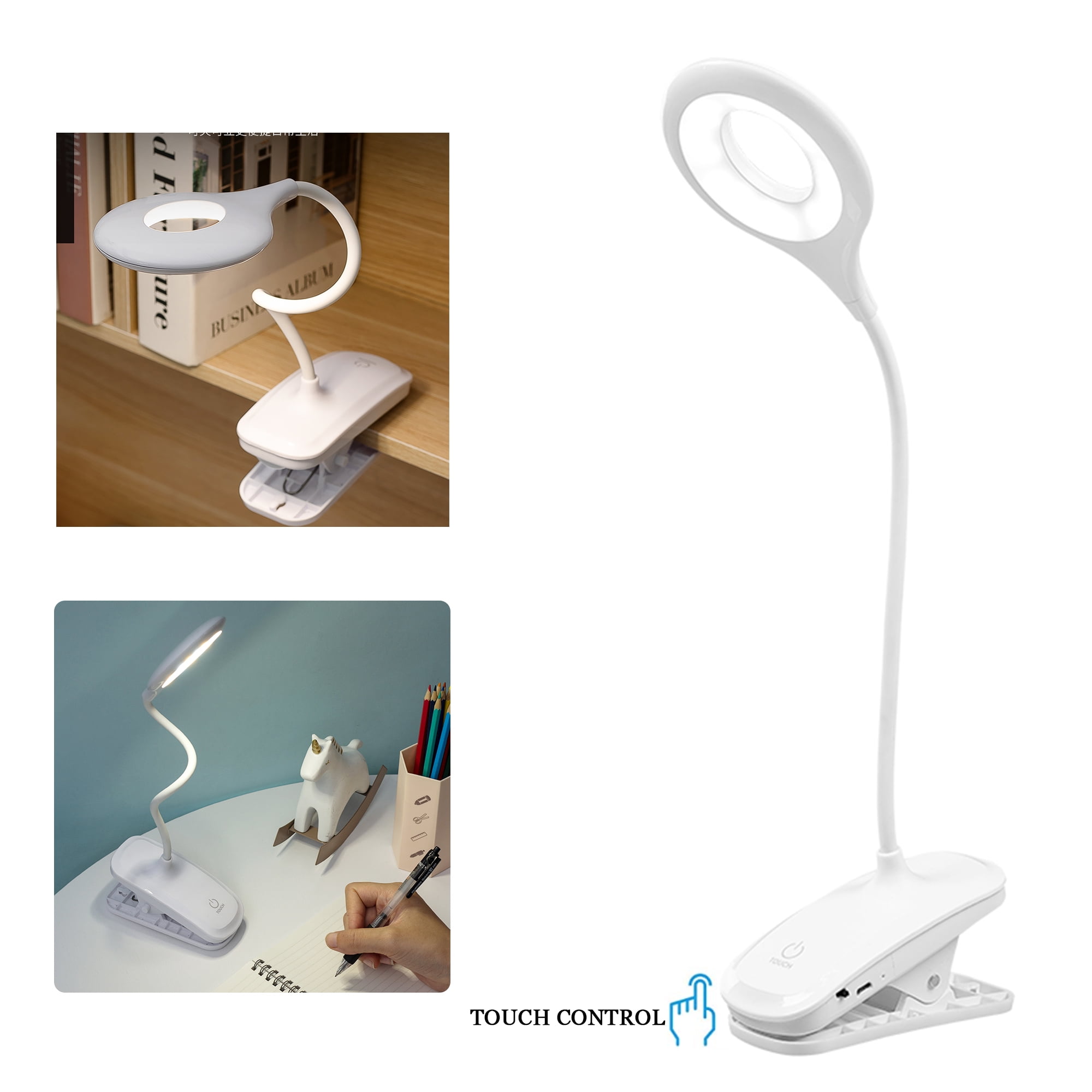 Usb Light Gritin LED Book Light Rechargeable, Reading Light Lamp