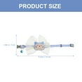 thumbnail image 2 of Miangastore Collier Chaton Adorable Polyester Bleu Lot de 1 5.5x1.97x0.79 Po, 2 of 8