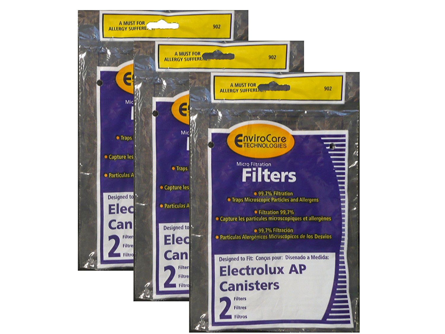 Electrolux Aerus 2100 Canister Vacuum Cleaner Exhaust Filters 6PK