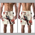 thumbnail image 3 of luoweisi Men's Beach Shorts Quick Dry Swim Trunks with Mesh Lining Woodpecker XL, 3 of 5