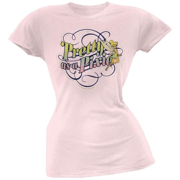 Tinkerbell - Pretty As Pixie Juniors T-Shirt - Small