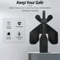 thumbnail image 7 of HIBIBUD 2026 New Portable Door Lock for Travel,Door Stopper Self Defense Security Devices,Safety and Privacy Door Locker Latch for Traveling Hotel Home Apartment College, 7 of 7