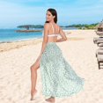 thumbnail image 5 of Women Sarong Wraps Leaf Green Swimsuit Beach Pareo Bikini Coverups Skirt M, 5 of 7