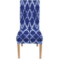 thumbnail image 2 of Dining Chair Covers 4 Pack Abstract Indigo White Stretch Dining Chair Cover Washable Kitchen Chair Slipcovers Dining Room Decor for Home or Party, 2 of 6