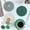 Green, variant on Woven Round Placemats Cotton Rope Table Mats Heat Insulation Coasters for Kitchen Dining Table Decor Waterproof Washable Protective Hot Dish Pad Natural Home Style Rustic Accent