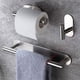 thumbnail image 2 of Soporte adhesivo para papel higiénico, montaje en pared para baño, cocina, soporte de almacenamiento de toallas plateado, dorado y negro, estante de pañuelos de acero inoxidable,Dispensador de rollos,, 2 of 4