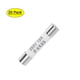thumbnail image 1 of Fusible de cartucho automotriz 15A 250V 5x25mm de acción rápida reemplazo para estéreo de automóvil, alarma, amplificador cerámico 20 piezas, 1 of 5