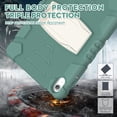 thumbnail image 3 of Allytechgroup for iPad 11-inch (A16) 2025 / 10th Generation 2022 Case, Silicone Case with Kickstand Shockproof Protective Back Cover for iPad (A16) 11th/10th Generation Case(2025/2022), Emeraldgreen, 3 of 7