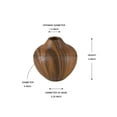 thumbnail image 6 of Serene Spaces Living Ceramic Wood-Look Gourd Vase, 5” D & 5" T, Set of 2, 6 of 7