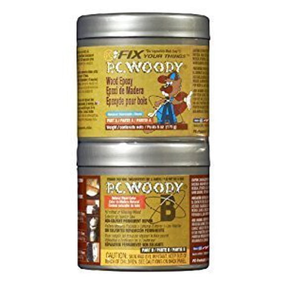 Protective Coating PC-Woody Wood Epoxy Paste Wood Repair Filler - 6 oz, Beige