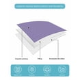 thumbnail image 5 of Quilts Twin XL Size, Purple Geometric Soft Comforter Bedding Set for Bed, White Greek Key Design Abstract Modern Art Lightweight Quilted Bedspread with Pillow Cover(2 Pieces), 68x98 Inch, 5 of 6