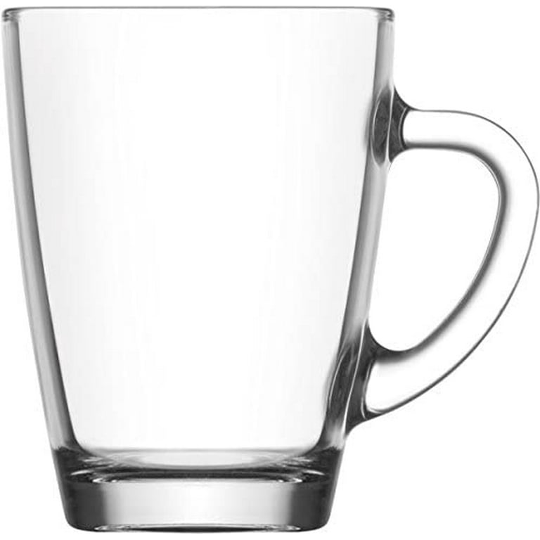  lav Glass Coffee Mugs for Hot Beverages Set of 6