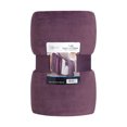 thumbnail image 7 of Mainstays Super Soft Plush Oversized Couch Throw Blanket, Purple, 50 x 72 in, 7 of 7