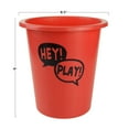 thumbnail image 3 of Giant Cup Pail Beer Pong Game Table Back Yard Lawn Beach Friendly Game Gray Red, 3 of 5