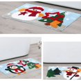 thumbnail image 5 of Alfombra de flocado navideña de dibujos animados para niños, alfombra absorbente para baño, alfombra antideslizante para baño, alfombra de entrada, alfombra de entrada 50*80cm, 5 of 5