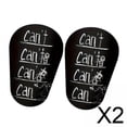 thumbnail image 1 of 2x2x Mini Espinilleras De Fútbol Espinilleras De Entrenamiento De Fútbol Para Niños Niños Niñas XS Letras Blancas Y Negras, 1 of 8