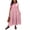 Pink, variant on Dresses for Women Jerdar Plus Size Dresses for Women Summer Casual Short Sleeve Long Wrap Waist Dress Flowy Maxi Beach Dresses XL