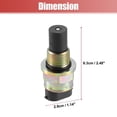 thumbnail image 3 of Transmisión Velocidad Sensor 12215001 Unique Bargains 2 Pasadores ABS Auto Repuesto Negro, 3 of 7