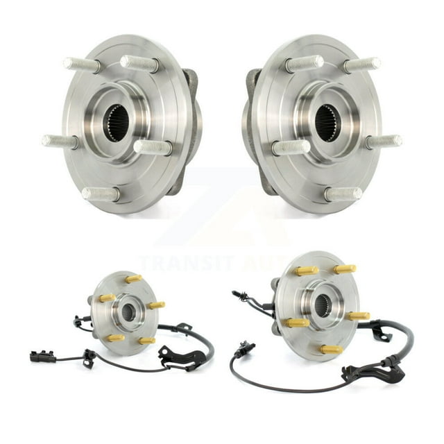 Kugel Front Rear Wheel Bearing & Hub Assembly Kit for Car 2009-2020 Dodge Journey - Left Right Side (Driver Passenger) K70-101765