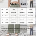 thumbnail image 3 of BUIGTTKLOP Womens Cotton Linen Pants Drawstring High Waisted Palazzo Pants Wide Leg Loose Fitted Beach Trousers, 3 of 6